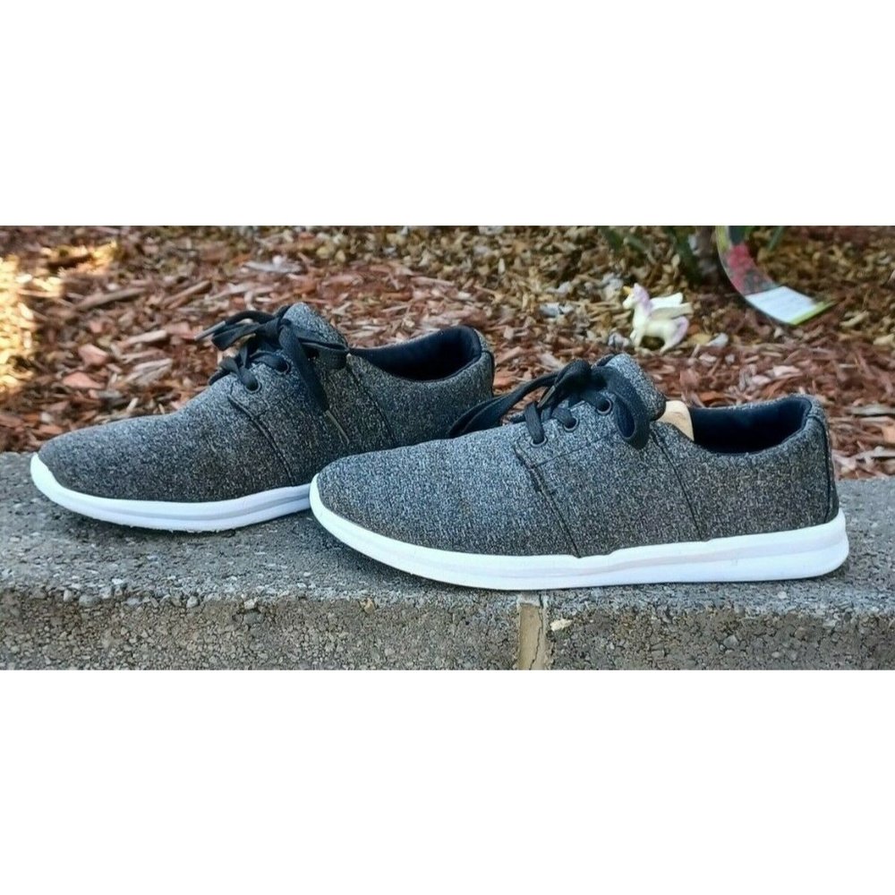 Mossimo Supply Co Charcoal Gray Lace Up Comfort Shoes Women's Size 9